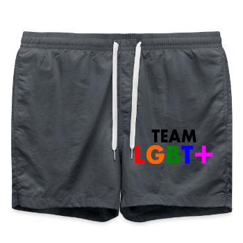 Lgbt - Swim Trunks - anthracite - Front - AI Model Male 185 light (185cm)