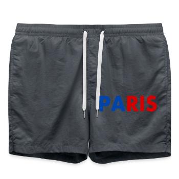 Paris - Short de bain - charbon - Devant - AI Model Male 185 light (185cm)