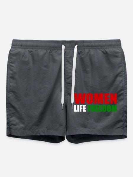 Women life freedom - Badeshorts - Anthrazit