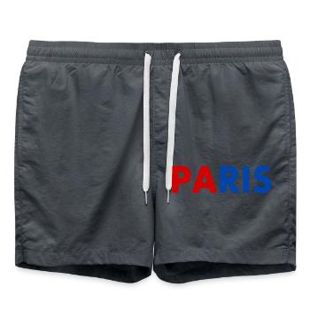 Paris - Short de bain - charbon - Devant - AI Model Male 185 light (185cm)