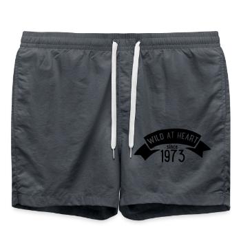 1973 - Swim Trunks - anthracite - Front - AI Model Male 185 light (185cm)