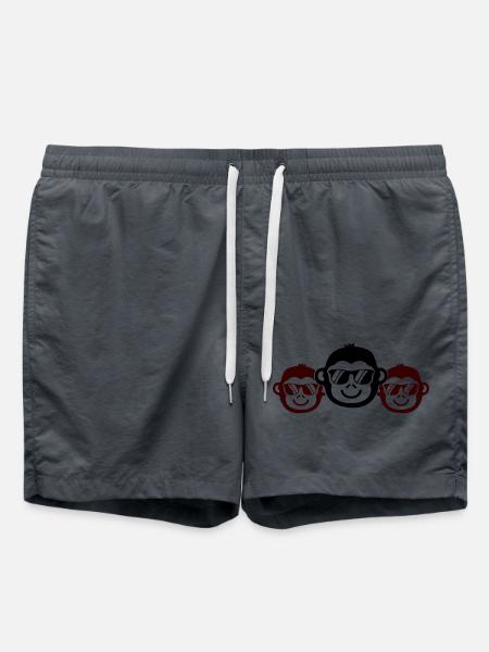 Monkeys Cool - Swim Trunks - anthracite