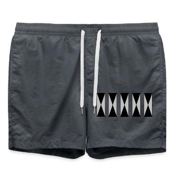 Simple et unique - Short de bain - charbon - Devant - AI Model Male 185 light (185cm)