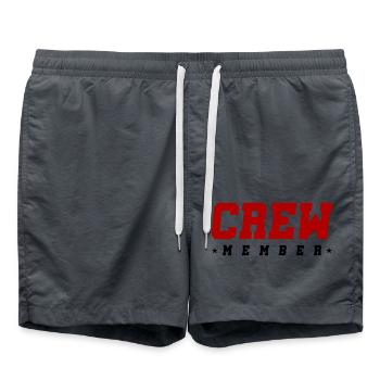 Crew Member 2 - Swim Trunks - anthracite - Front - AI Model Male 185 light (185cm)