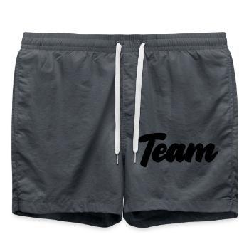 équipe - Short de bain - charbon - Devant - AI Model Male 185 light (185cm)