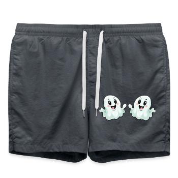 ghosts funny - Badeshorts - Anthrazit - Vorne - AI Model Male 185 light (185cm)