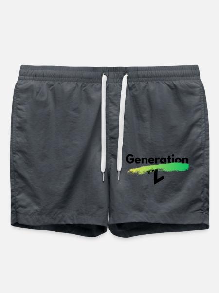 Generation Z - Badeshorts - Anthrazit