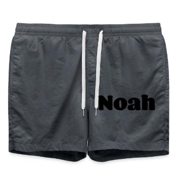 First name Noah Gift - Swim Trunks - anthracite - Front - AI Model Male 185 light (185cm)