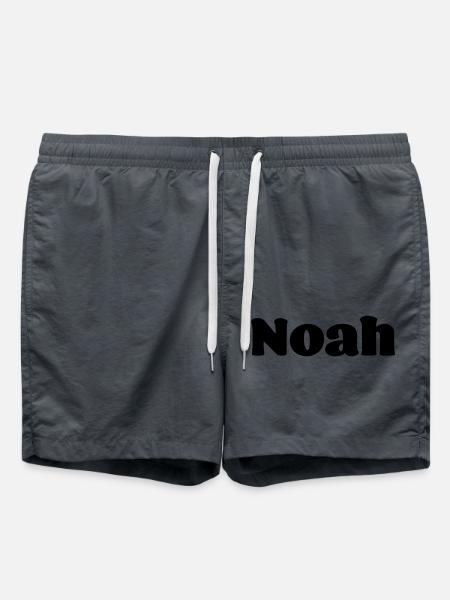 First name Noah Gift - Swim Trunks - anthracite