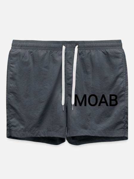 Moab - Badeshorts - Anthrazit
