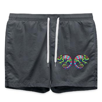 Chameleon - Swim Trunks - anthracite - Front - AI Model Male 185 light (185cm)