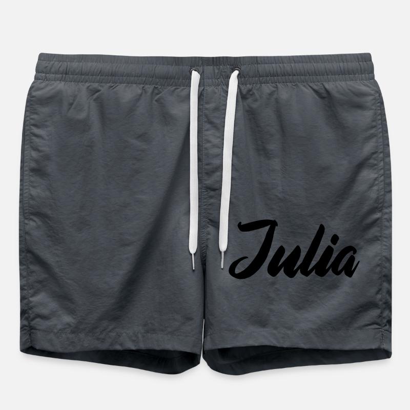 Julia Name - Swim Trunks - anthracite
