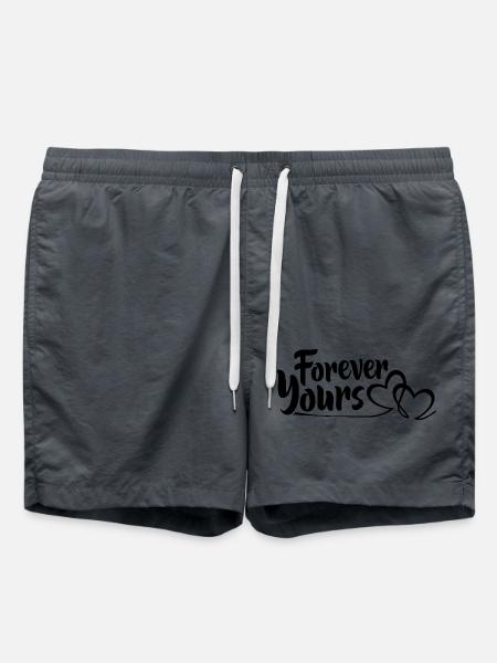 Yours forever - Swim Trunks - anthracite