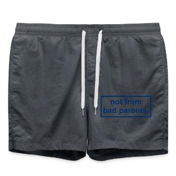 not from bad parents - Nicht von schlechten Eltern - Badeshorts - Anthrazit - Vorne - AI Model Male 185 light (185cm)