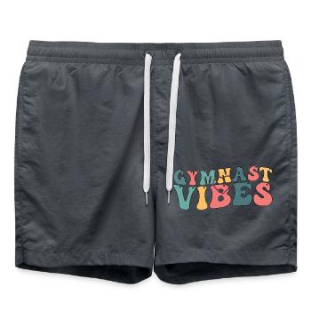 Gymnastique - Short de bain - charbon - Devant - AI Model Male 185 light (185cm)