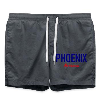 Phoenix - Arizona - USA - United States of America - Badeshorts - Anthrazit - Vorne - AI Model Male 185 light (185cm)