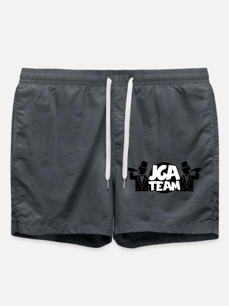 Jga Team - Badeshorts - Anthrazit