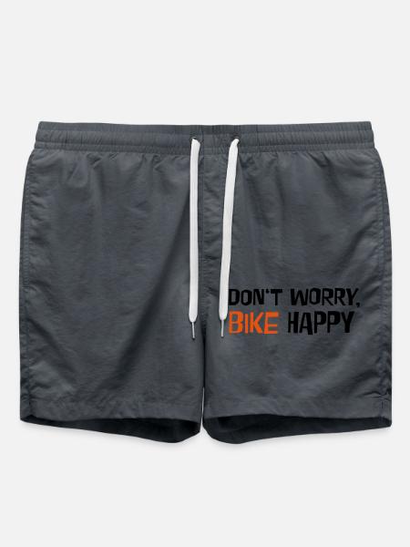 Motorrad - Badeshorts - Anthrazit