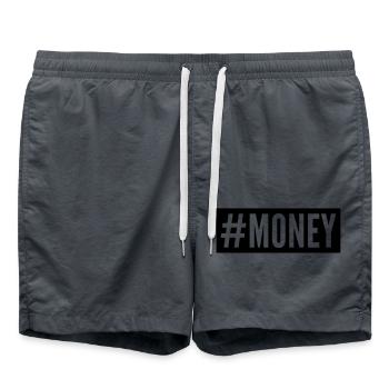 Money - Swim Trunks - anthracite - Front - AI Model Male 185 light (185cm)