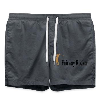 golf - Badeshorts - Anthrazit - Vorne - AI Model Male 185 light (185cm)