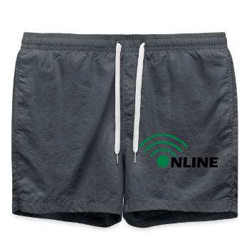 en ligne - Short de bain - charbon - Devant - AI Model Male 185 light (185cm)
