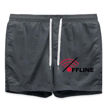 hors ligne - Short de bain - charbon - Devant - AI Model Male 185 light (185cm)