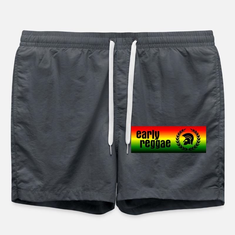 Early Reggae - Swim Trunks - anthracite