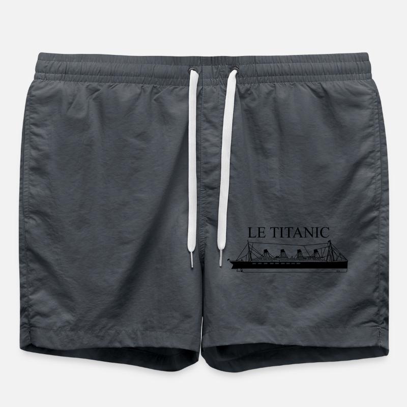 ship titanic - Swim Trunks - anthracite