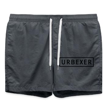 Urbexer - Swim Trunks - anthracite - Front - AI Model Male 185 light (185cm)