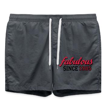 1985 - Swim Trunks - anthracite - Front - AI Model Male 185 light (185cm)
