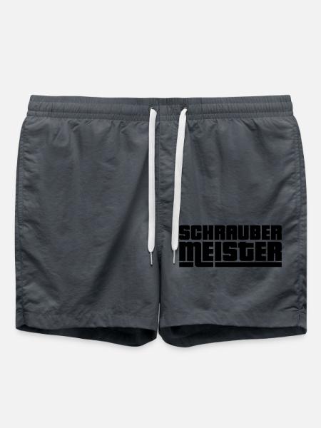 Schraubermeister - Badeshorts - Anthrazit