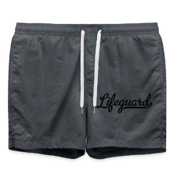 Maître-nageur - Short de bain - charbon - Devant - AI Model Male 185 light (185cm)