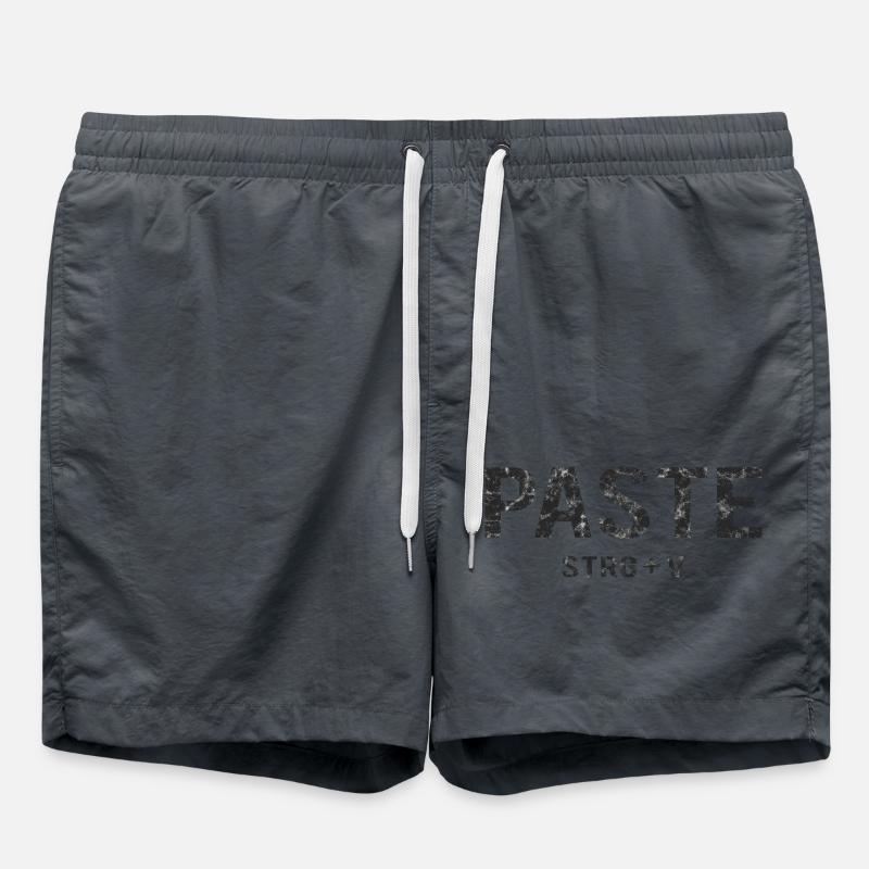 Paste STRG+V - Badeshorts - Anthrazit