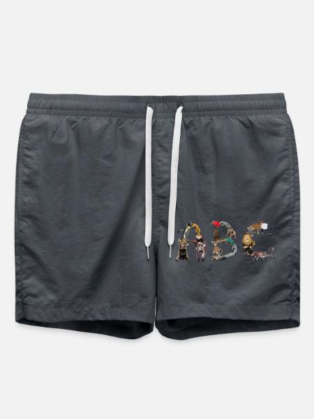 Animal ABC - Swim Trunks - anthracite
