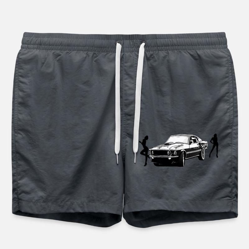 Auto - Badeshorts - Anthrazit
