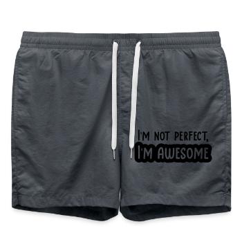 Dans le pas parfait - Short de bain - charbon - Devant - AI Model Male 185 light (185cm)
