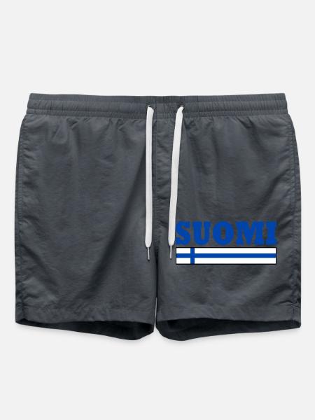 Finland - Swim Trunks - anthracite