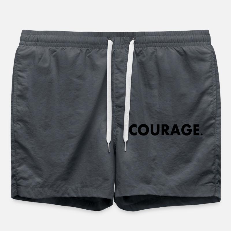 Courage - Swim Trunks - anthracite
