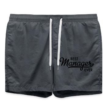 Manager - Badeshorts - Anthrazit - Vorne - AI Model Male 185 light (185cm)