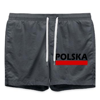 Pologne - Short de bain - charbon - Devant - AI Model Male 185 light (185cm)