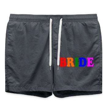Bride - Swim Trunks - anthracite - Front - AI Model Male 185 light (185cm)