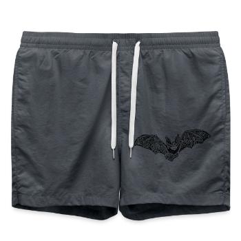 Unheimlich Niedliche Fledermaus - Badeshorts - Anthrazit - Vorne - AI Model Male 185 light (185cm)