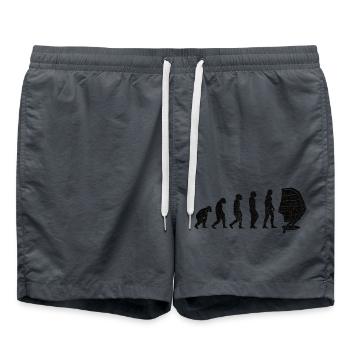 Surf Kitesurfer Windsurfer Windsurfer Windsurfing Cadeau - Short de bain - charbon - Devant - AI Model Male 185 light (185cm)