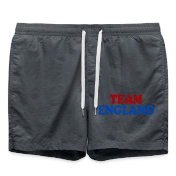 Team england - Swim Trunks - anthracite - Front - AI Model Male 185 light (185cm)