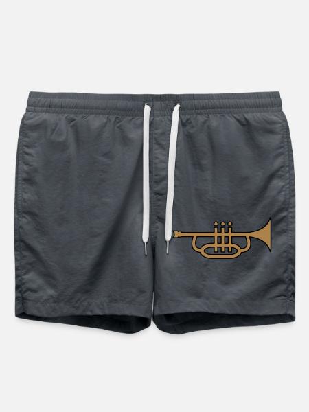Trompete - Badeshorts - Anthrazit