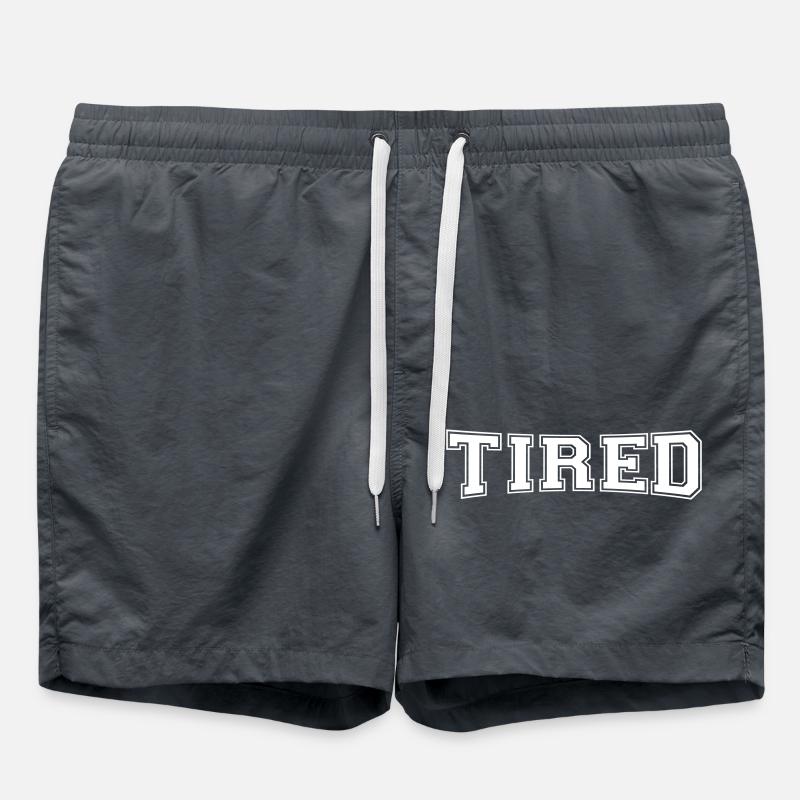 fatigué - Short de bain - charbon