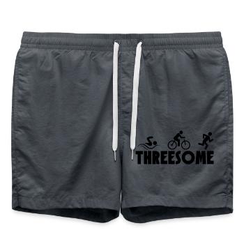 Triathlon Course à pied Natation Cyclisme - Short de bain - charbon - Devant - AI Model Male 185 light (185cm)