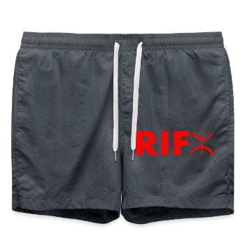 Rif - Short de bain - charbon - Devant - AI Model Male 185 light (185cm)
