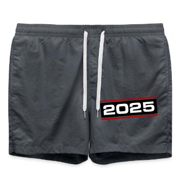 Année 2025 - Short de bain - charbon - Devant - AI Model Male 185 light (185cm)