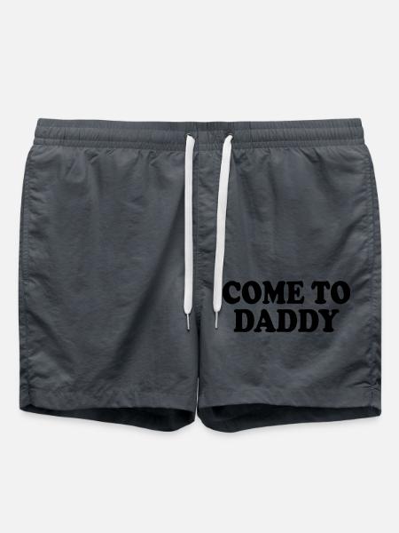 come to daddy - Badeshorts - Anthrazit